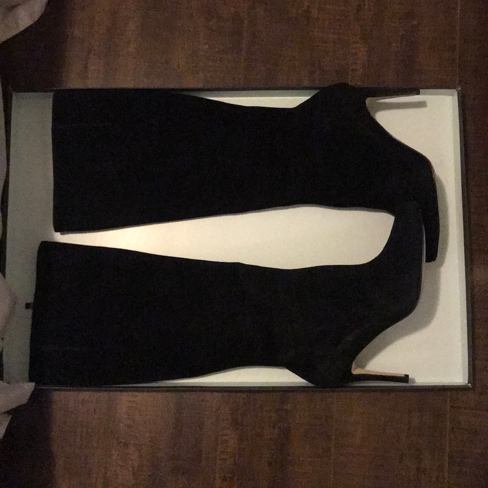 La Fenice Venezia Black suede boots 8.5